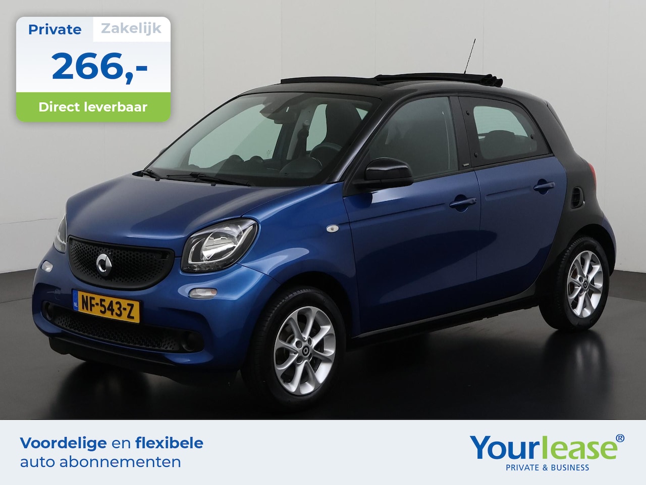 Smart Forfour - 1.0 Passion | All-in 266,- Private Lease | Zondag Open! - AutoWereld.nl