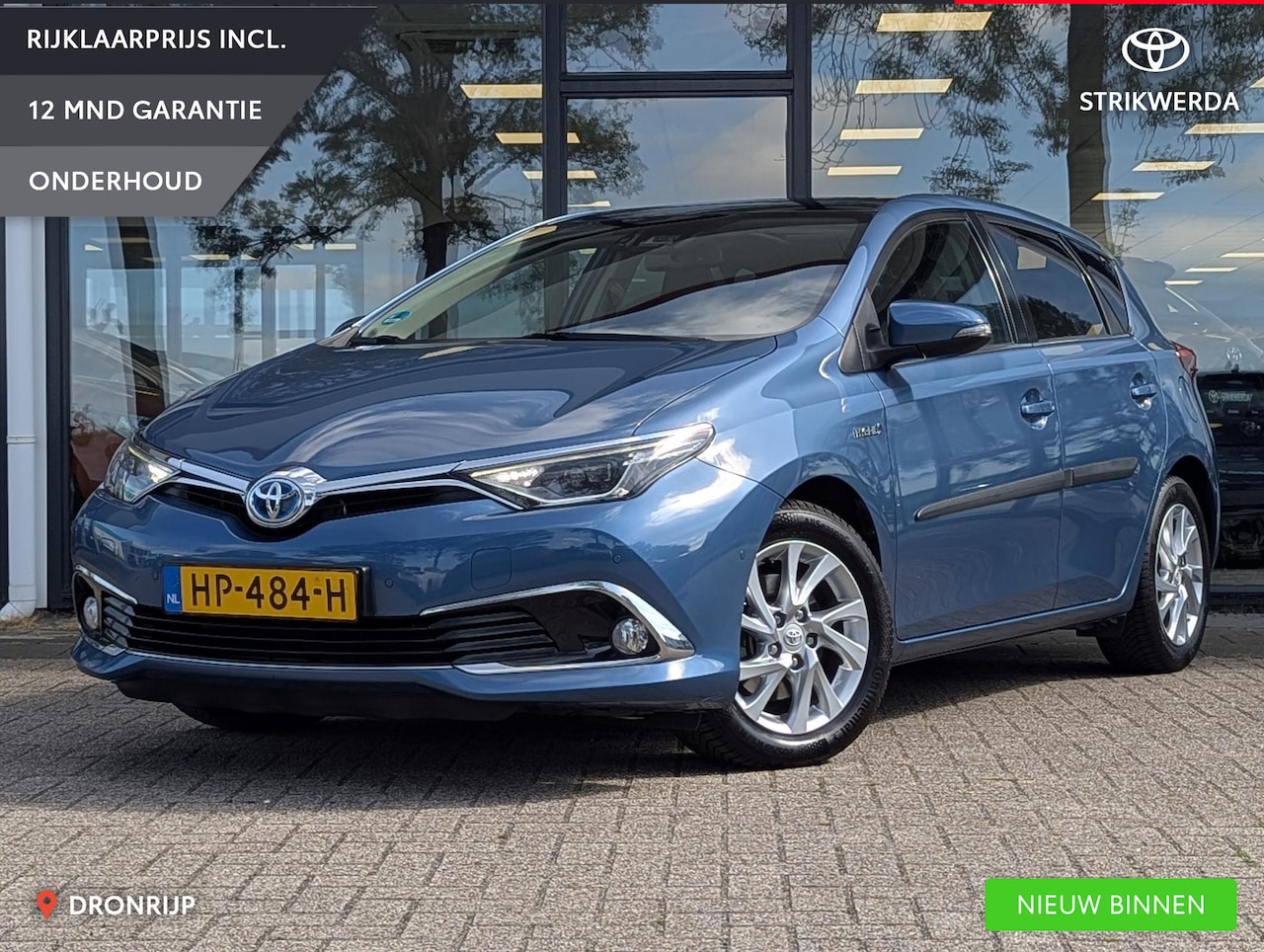 Toyota Auris - 1.8 Hybrid Lease Pro | Afn. trekhaak | Pano | Led koplampen | Cruise | Stoelverwarming | K - AutoWereld.nl