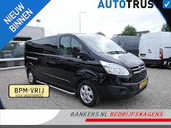 Ford Transit Custom - 2.0 TDCI 170PK, L2H1, Limited, Dubbel cabine, Airco, Lichte gebruikssporen rondom
