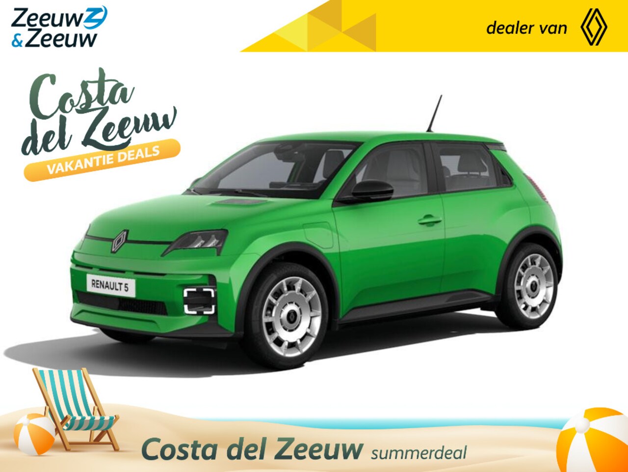 Renault 5 - urban range FIVE 40 kWh Nieuwe stads-EV | Vanaf nu te bestellen | 310KM actieradius | 40kW - AutoWereld.nl