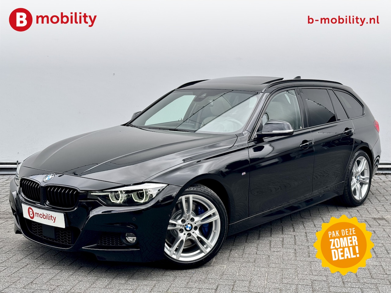 BMW 3-serie Touring - 330i High Executive M Sport 252Pk Automaat VOL!! NWP €70.000 | Trekhaak 1.800Kg | Head-Up - AutoWereld.nl