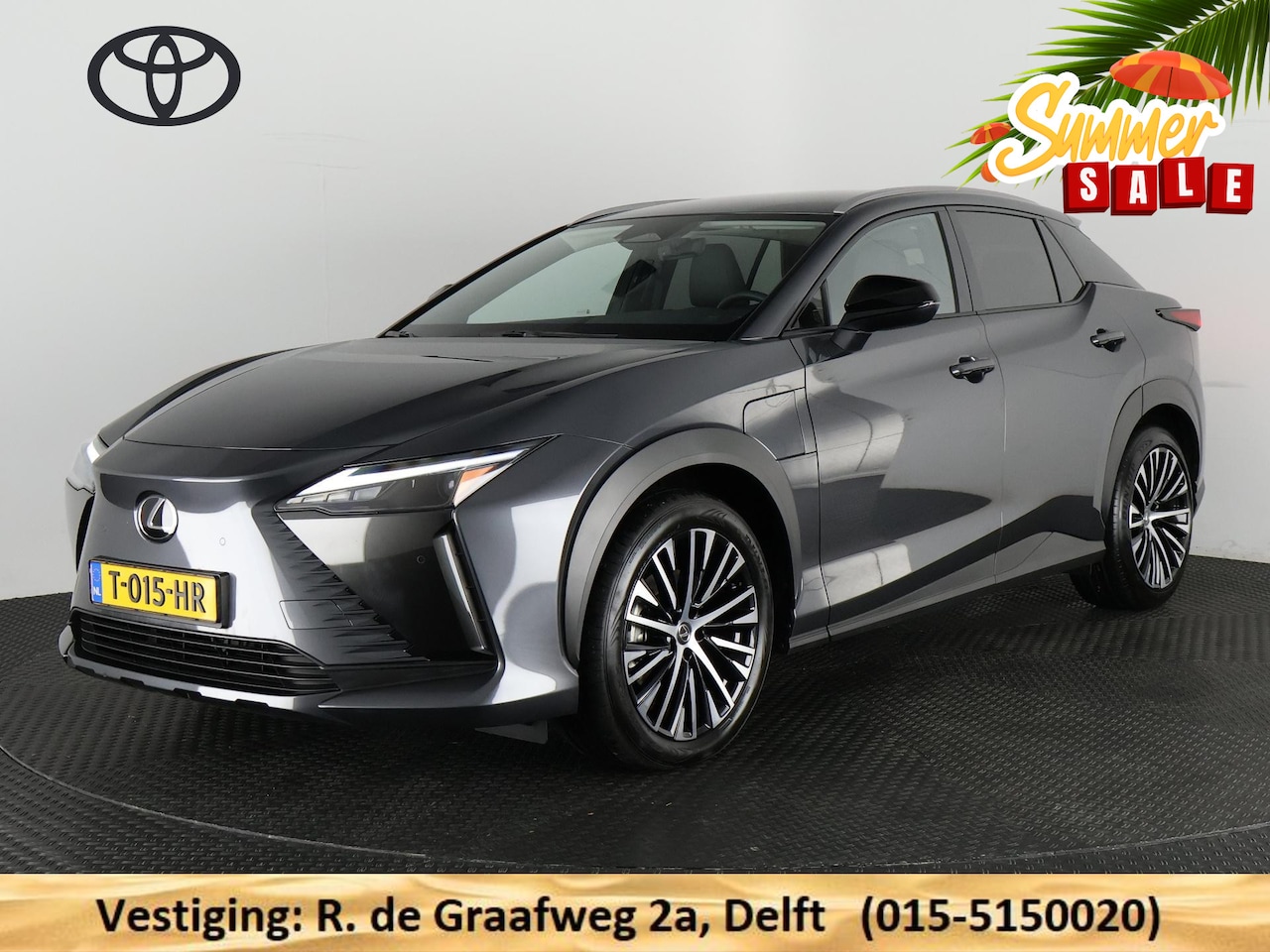 Lexus RZ - 450e Executive Line + Premium Pack | 20" lichtmetalen velgen | SONIC GREY Metallic - AutoWereld.nl