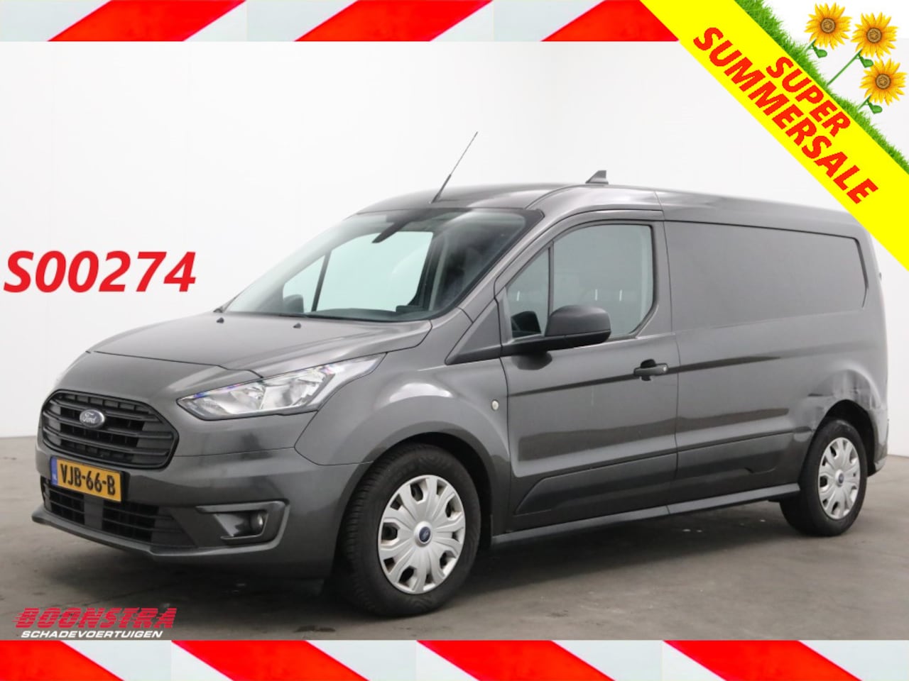 Ford Transit Connect - 1.5 EcoBlue Aut. L2 Trend Navi Airco Cruise Camera PDC AHK - AutoWereld.nl