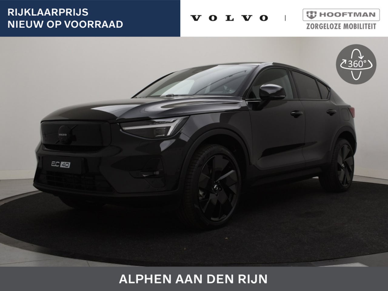 Volvo EC40 - EXTENDED RANGE BLACK EDITION *NIEUW OP VOORRAAD* - AutoWereld.nl