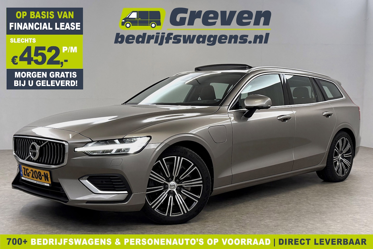 Volvo V60 - 2.0 T8 Twin Engine AWD Inscription 304PK Pano Harman/Kardon Trekhaak Memory Head-up LED Vi - AutoWereld.nl