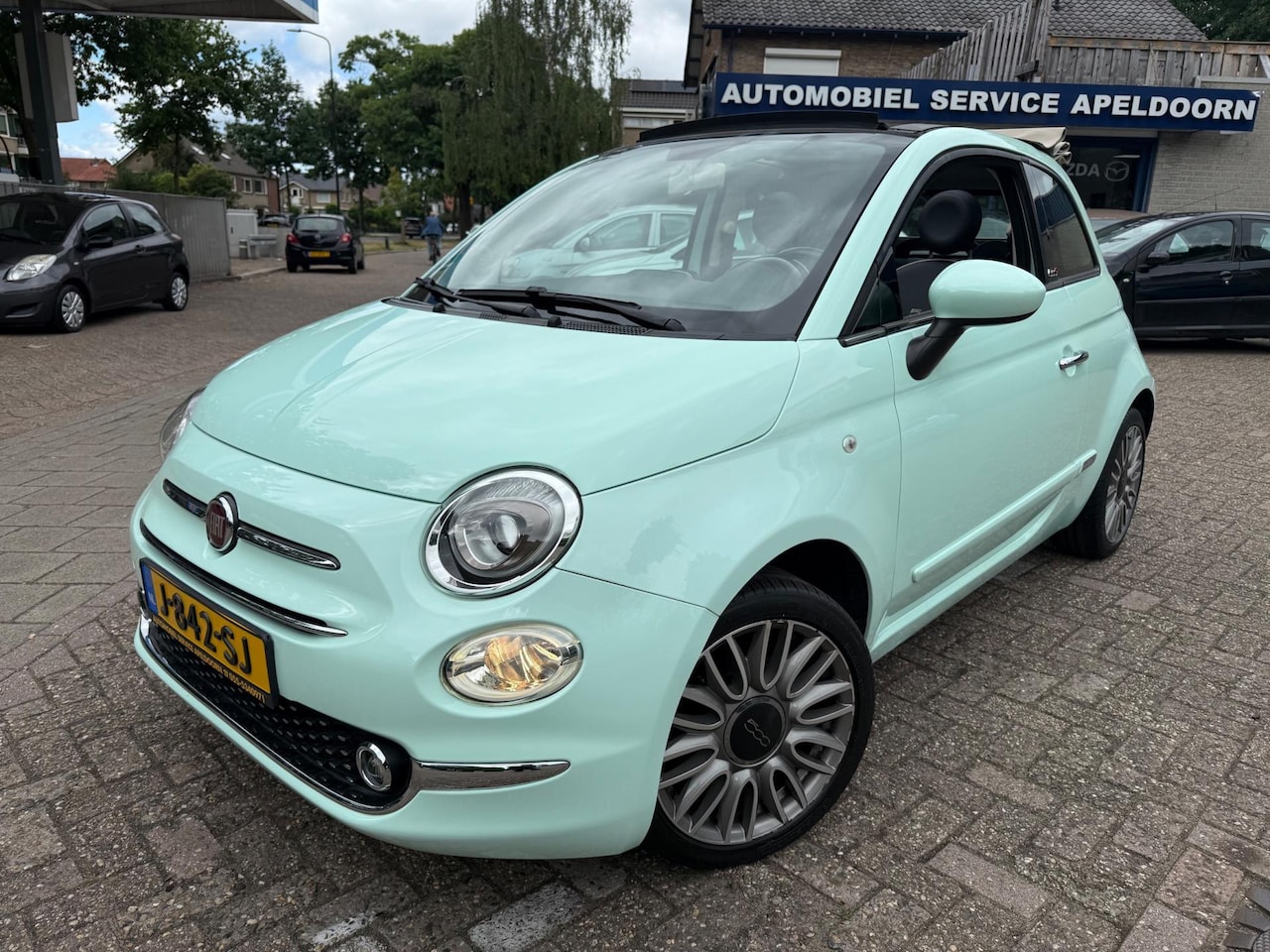 Fiat 500 C - 1.2 Lounge *CABRIO*AIRCO*PDC*MF.STUUR +BLUETOOTH*AUX*LM.VELG* - AutoWereld.nl