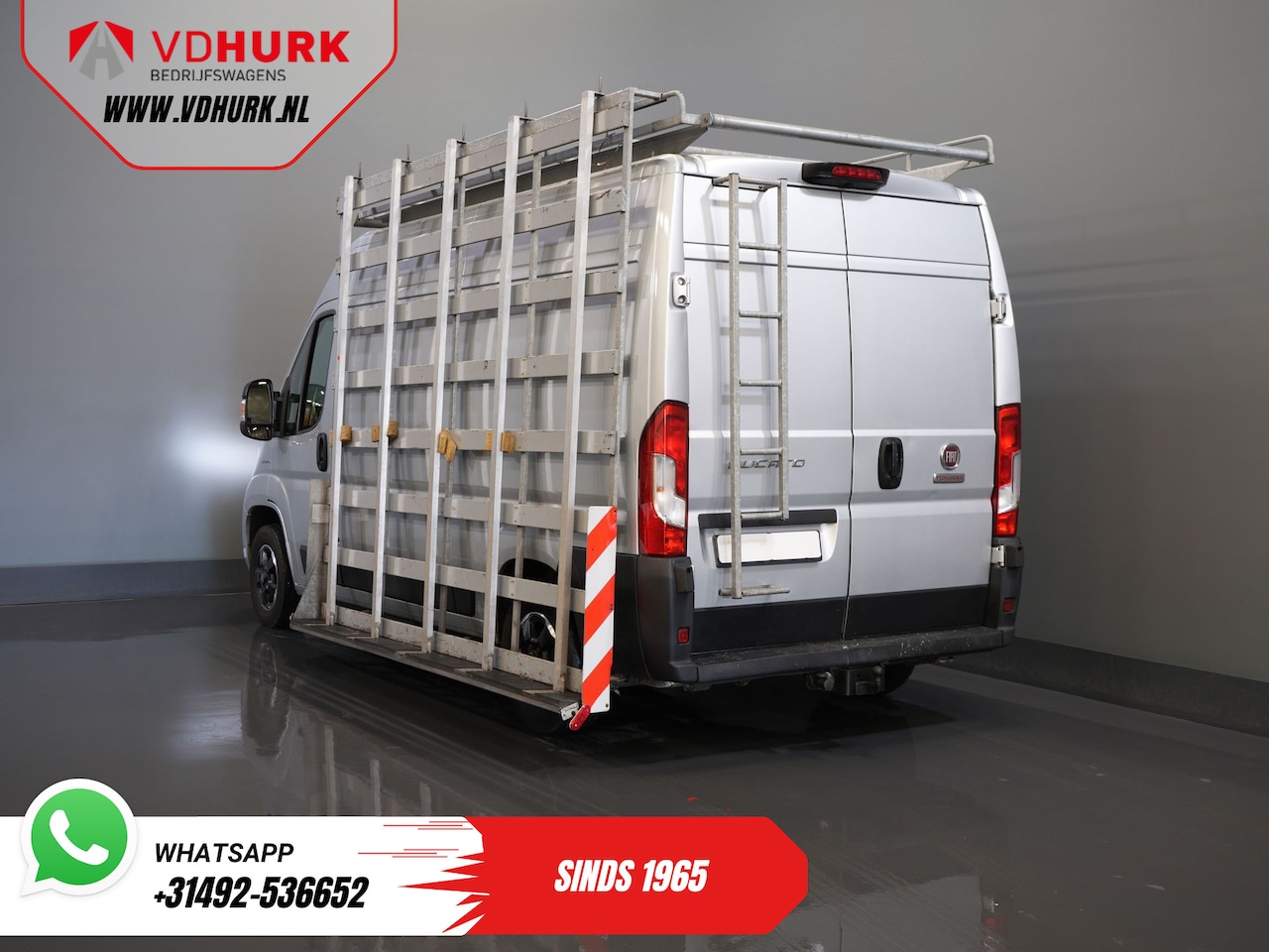 Fiat Ducato - 2.3 MJ 120 pk L2H2 BPM VRIJ! Glasresteel/ Glastransporter/ Glaswagen/ Navi/ Climate/ Camer - AutoWereld.nl