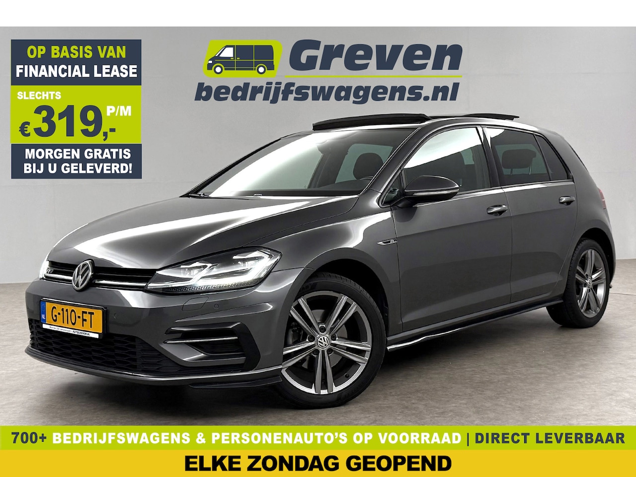 Volkswagen Golf - 1.5 TSI 3x R-line 150PK DSG Pano LED Virtual ACC Camera Clima Navi 17"LMV PDC - AutoWereld.nl