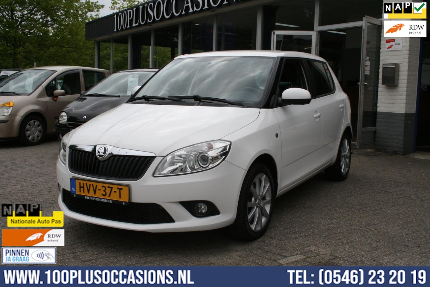 Skoda Fabia - 1.2 Go Lage km.stand 119.830 electrisch pakket en zeer nette auto!!! Nieuw apk bij aflever - AutoWereld.nl