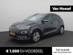 Hyundai Kona Electric - EV Premium 64 kWh | Airco | Navigatie | Achteruitrijcamera | Cruise Control | Lederen bekl