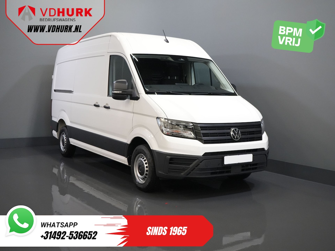 Volkswagen Crafter - 35 140 pk DSG Aut. L3H3 BPM VRIJ! LED/ Virtual Cockpit/ Camera/ Cruise/ Carplay/ Gev.Stoel - AutoWereld.nl