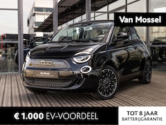 Fiat 500e - La Prima 42 kWh | NAVIGATIE | ACHTERUITRIJCAMERA | STOELVERWARMING | LEDEREN STOELEN | CLI