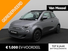 Fiat 500 C - 500e La Prima 42 kWh | Lederen Bekleding | Navigatie | Camera |