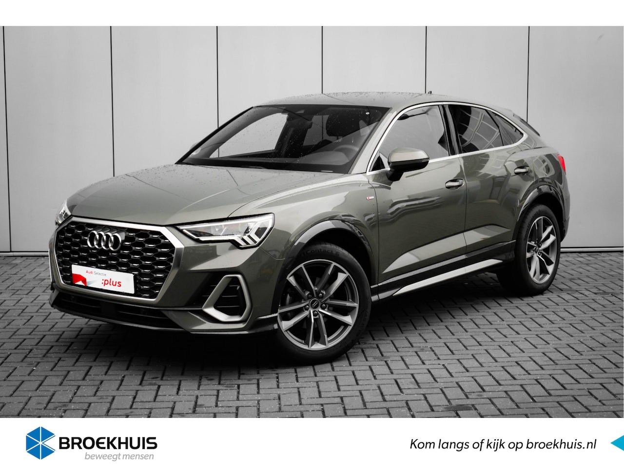 Audi Q3 Sportback - 35 TFSI S Edition Competition 150PK | Trekhaak | Adaptieve Cruise Controle | Stoelverw. Vo - AutoWereld.nl