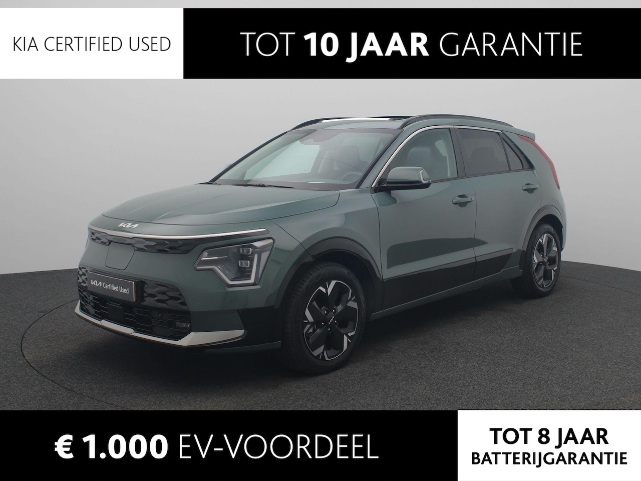 Kia Niro EV - DynamicPlusLine 64.8 kWh Leder | Stoelverwarming | Open Dak | Navi | Camera | Clima | Crui - AutoWereld.nl