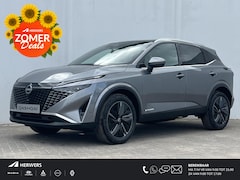 Nissan Qashqai - 1.5 e-Power Tekna / €7500.- Voorraadvoordeel / Nieuw uit Voorraad Leverbaar / Zwart Interi