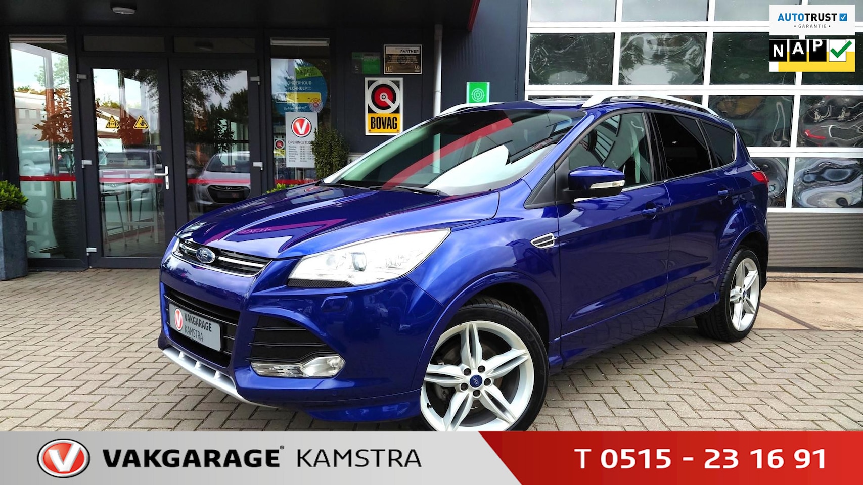 Ford Kuga - 1.5 Titanium Styling Panodak/Stoelvw/Navi/Cruise - AutoWereld.nl