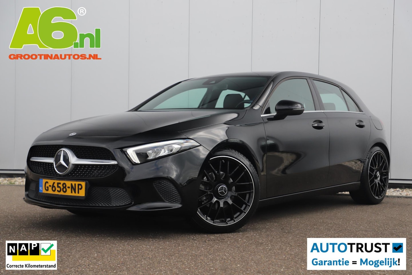 Mercedes-Benz A-klasse - 160 Style Plus Half Leder Full LED Sportstoelen Carplay Android Navigatie Achteruitrijcame - AutoWereld.nl