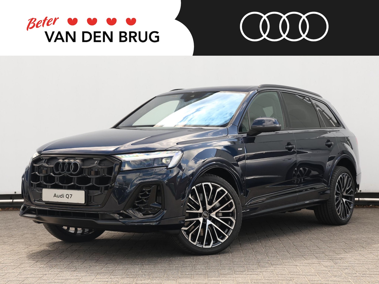 Audi Q7 - Pro Line S 55 TFSIe quattro 394 PK | Optiek zwart | Panoramadak | Trekhaak | Vierwielsturi - AutoWereld.nl