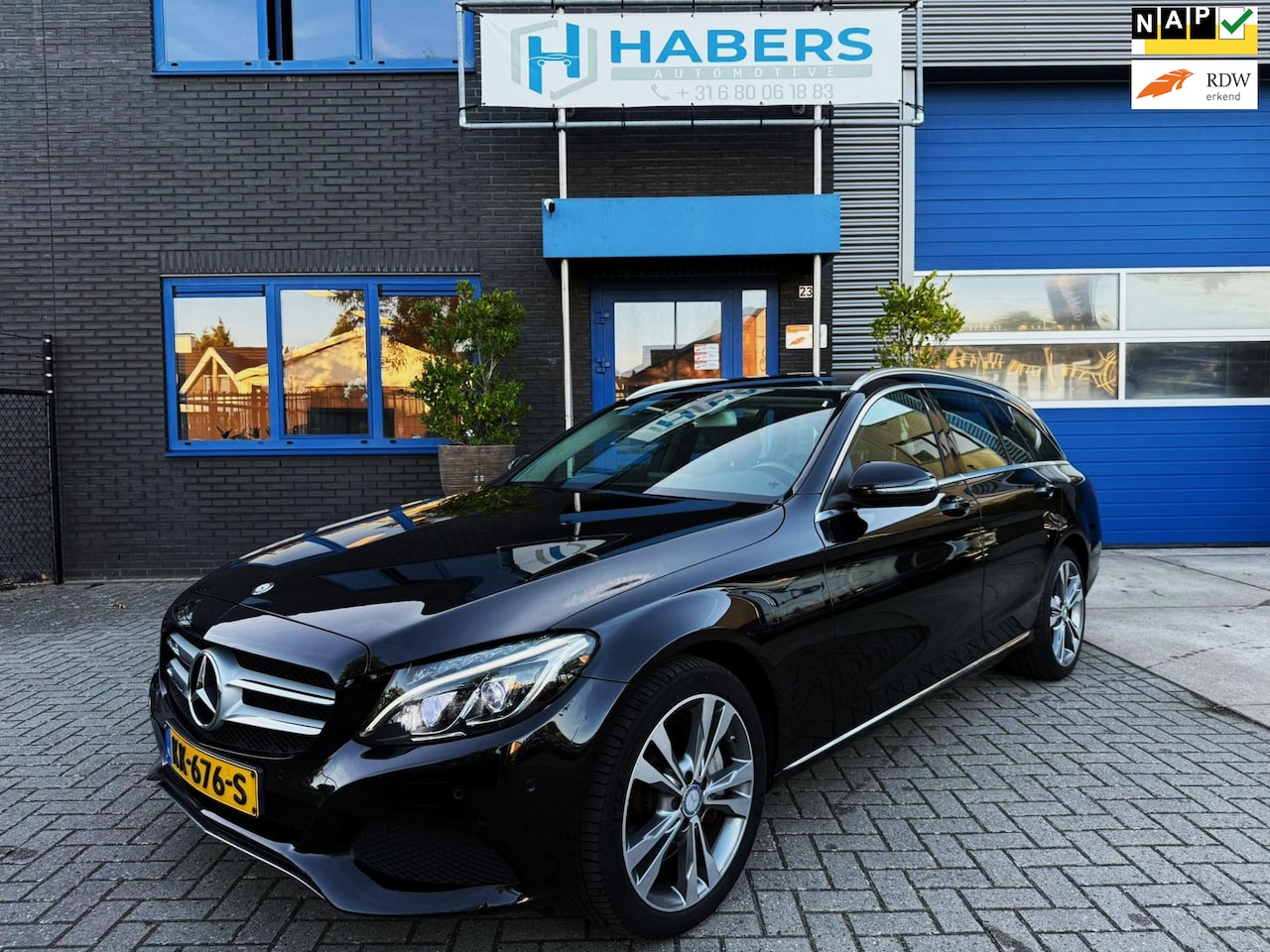 Mercedes-Benz C-klasse Estate - 350 e Lease Edition 211PK|Origineel NL|Navi|AUT|Sportstoelen|Full Led|StoelVW|Leder|Isofix - AutoWereld.nl