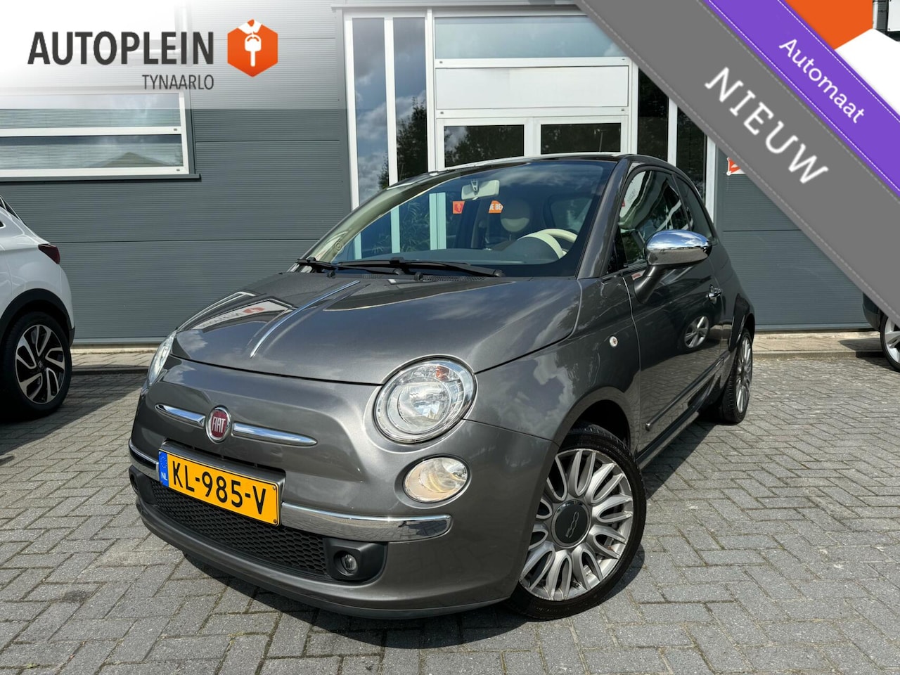 Fiat 500 - 1.2 BiColore Automaat *Clima*|Cruise|Panodak|Leder|PDC - AutoWereld.nl
