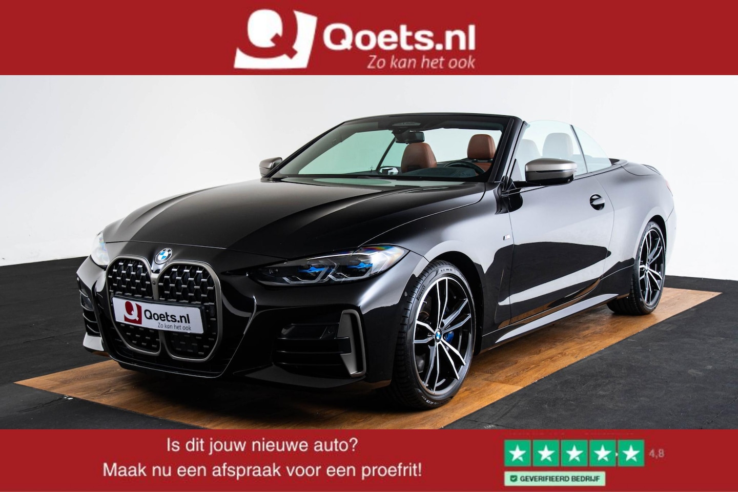 BMW 4-serie Cabrio - M440i High Executive Parking/Driving Assistant - Active Guard Plus - Head up - Ambiance ve - AutoWereld.nl