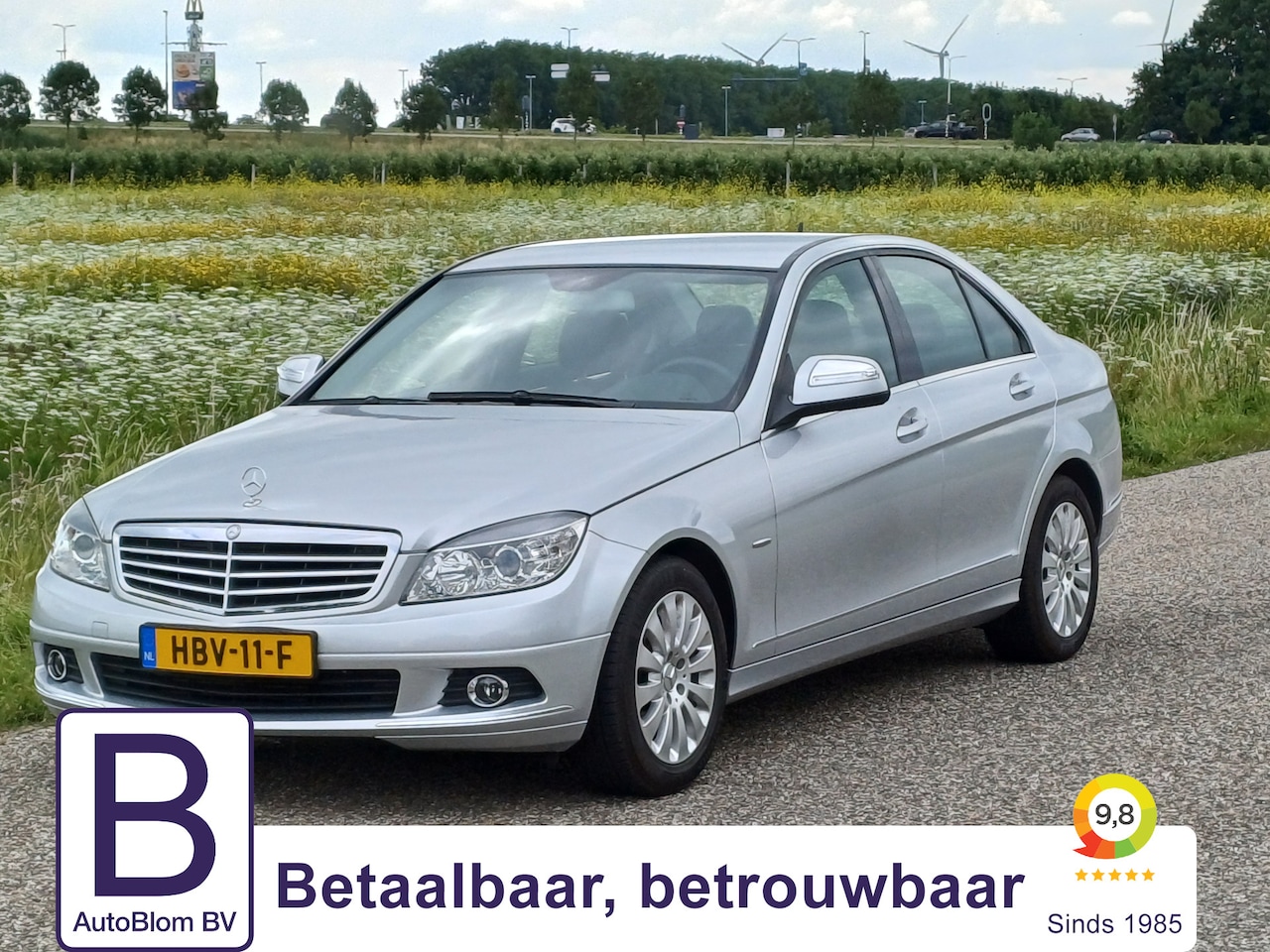 Mercedes-Benz C-klasse - 180 K Elegance /Youngtimer/Lage KM/Clima/Cruise/Hout/Telefoon/ - AutoWereld.nl