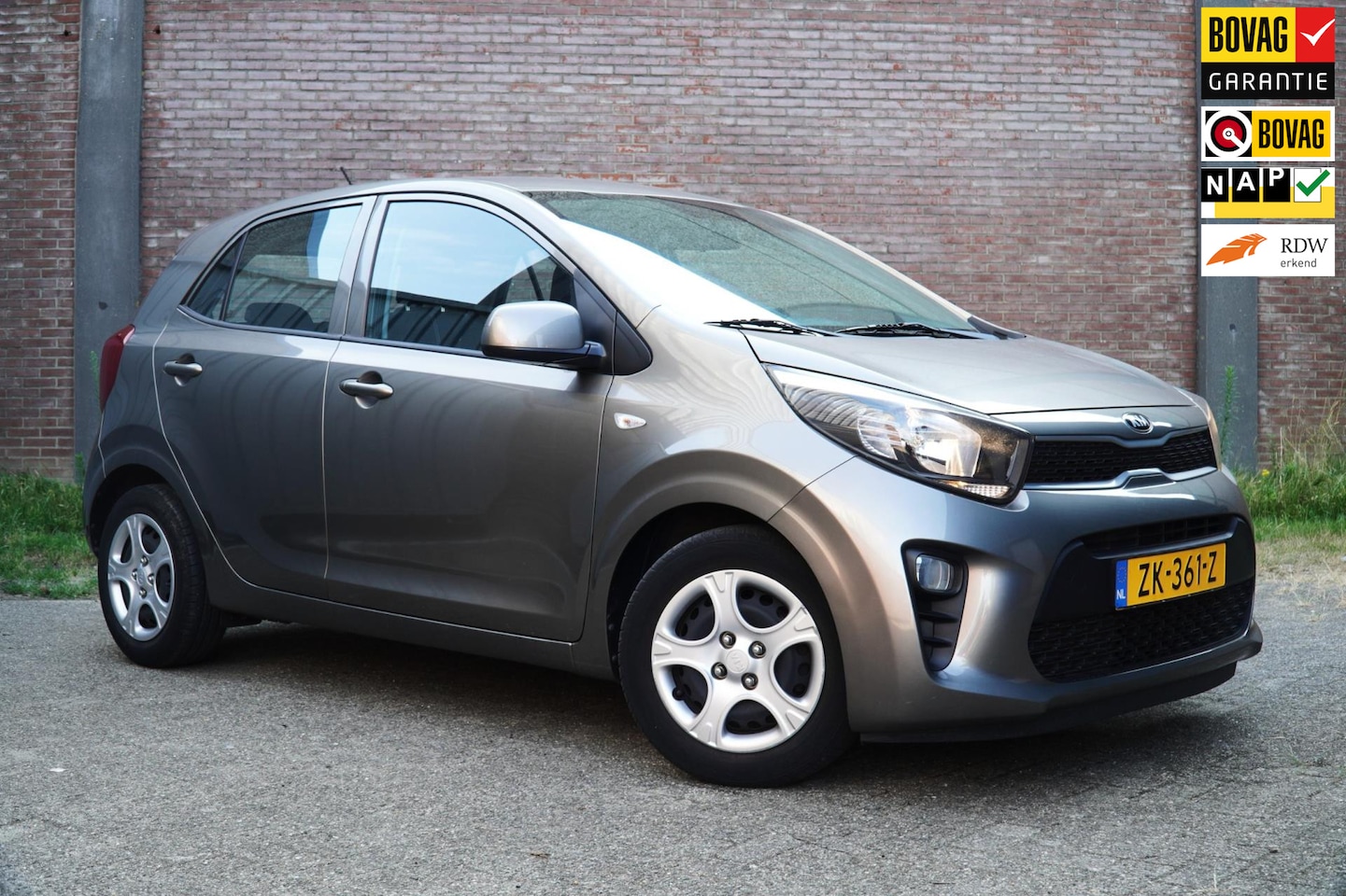 Kia Picanto - 1.0 CVVT EconomyPlusLine 1.0 CVVT EconomyPlusLine, Airco, Handsfree bellen, Elektr.Ramen voor, Ned. Auto - AutoWereld.nl