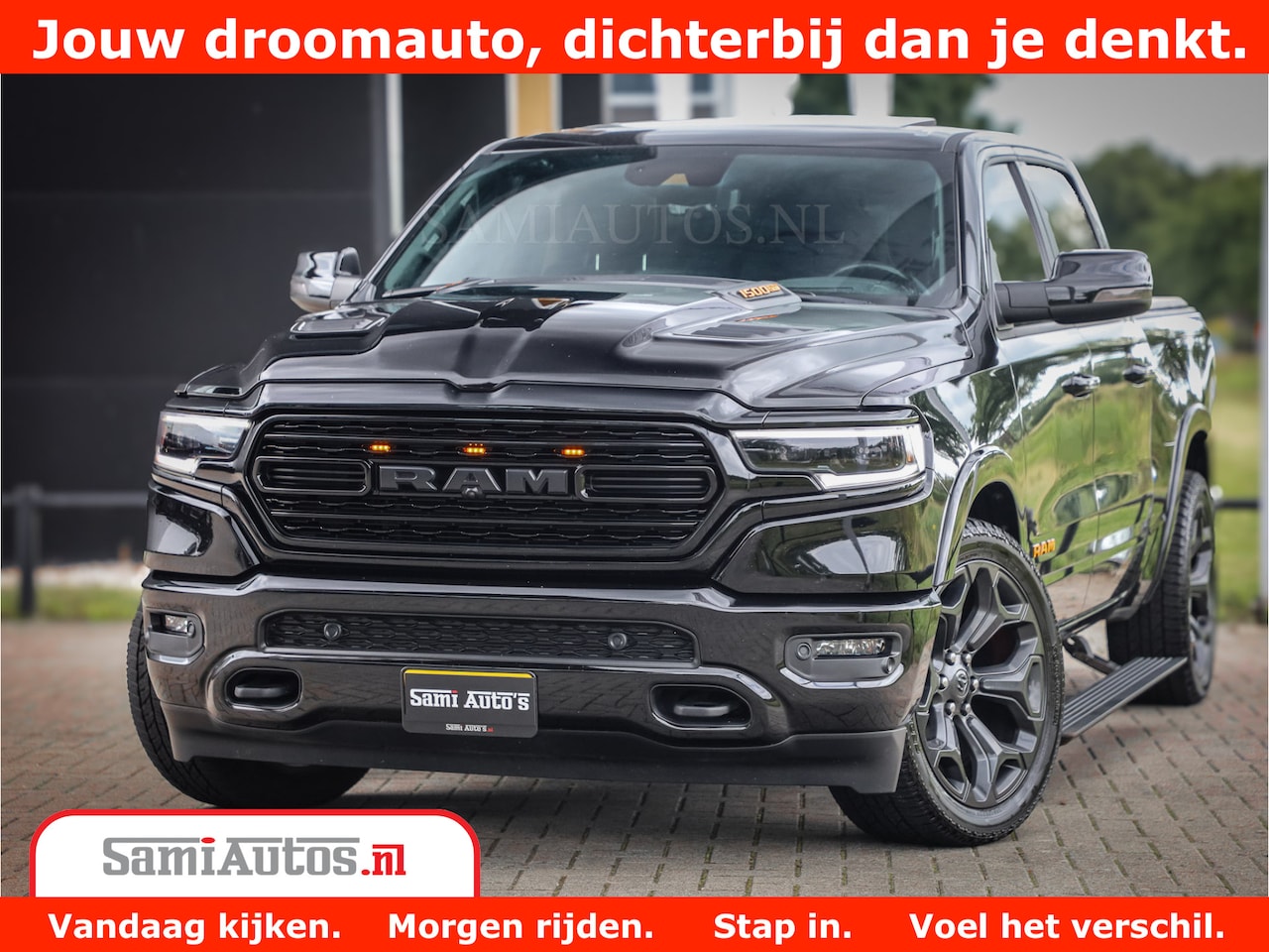 Dodge Ram 1500 - LIMITED | 5.7 V8 HEMI | LUCHTVERING | PANORAMA | ADAPTIVE CRUISE | 360 CAM | 3500KG | LEDE - AutoWereld.nl