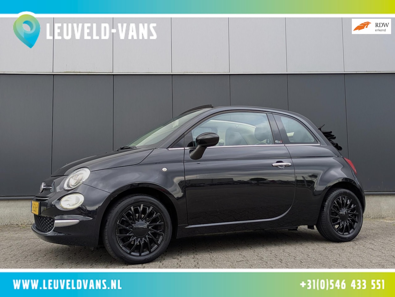 Fiat 500 C - 0.9 TwinAir Turbo CABRIO AIRCO NAP LAGE KM NW APK - AutoWereld.nl