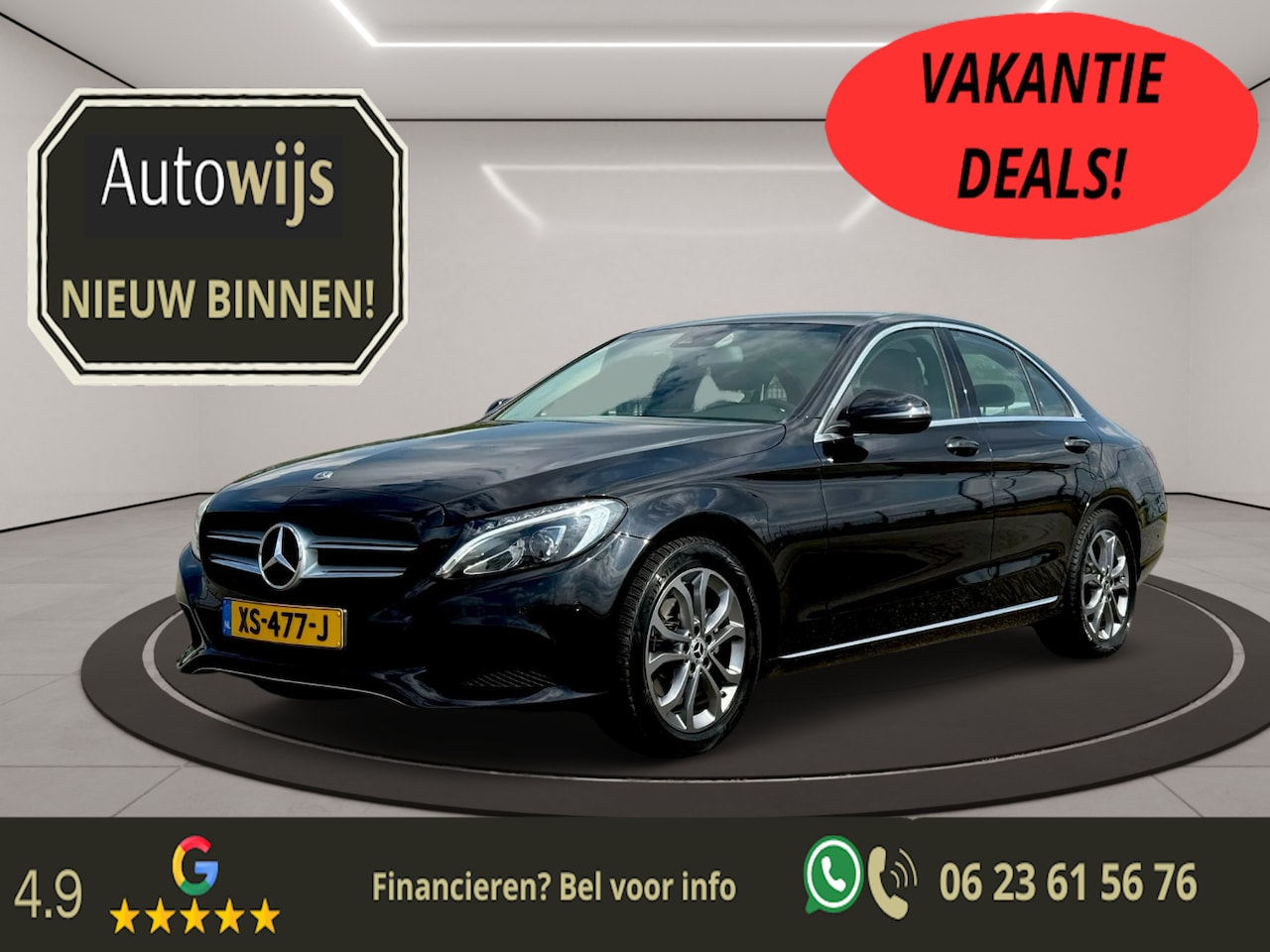 Mercedes-Benz C-klasse - 180 Lease Edition|AUT|Led|Navi|Goed onderhouden - AutoWereld.nl