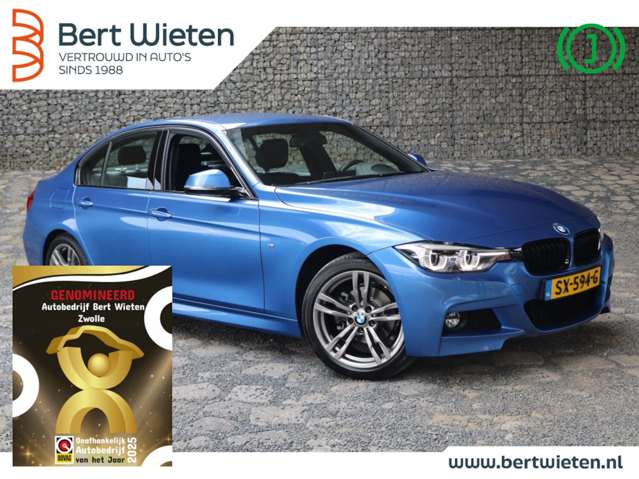 BMW 3-serie - 320i MSp. Exec. I Geen Import I M Pakket I Leder I Navi I Stoelv - AutoWereld.nl