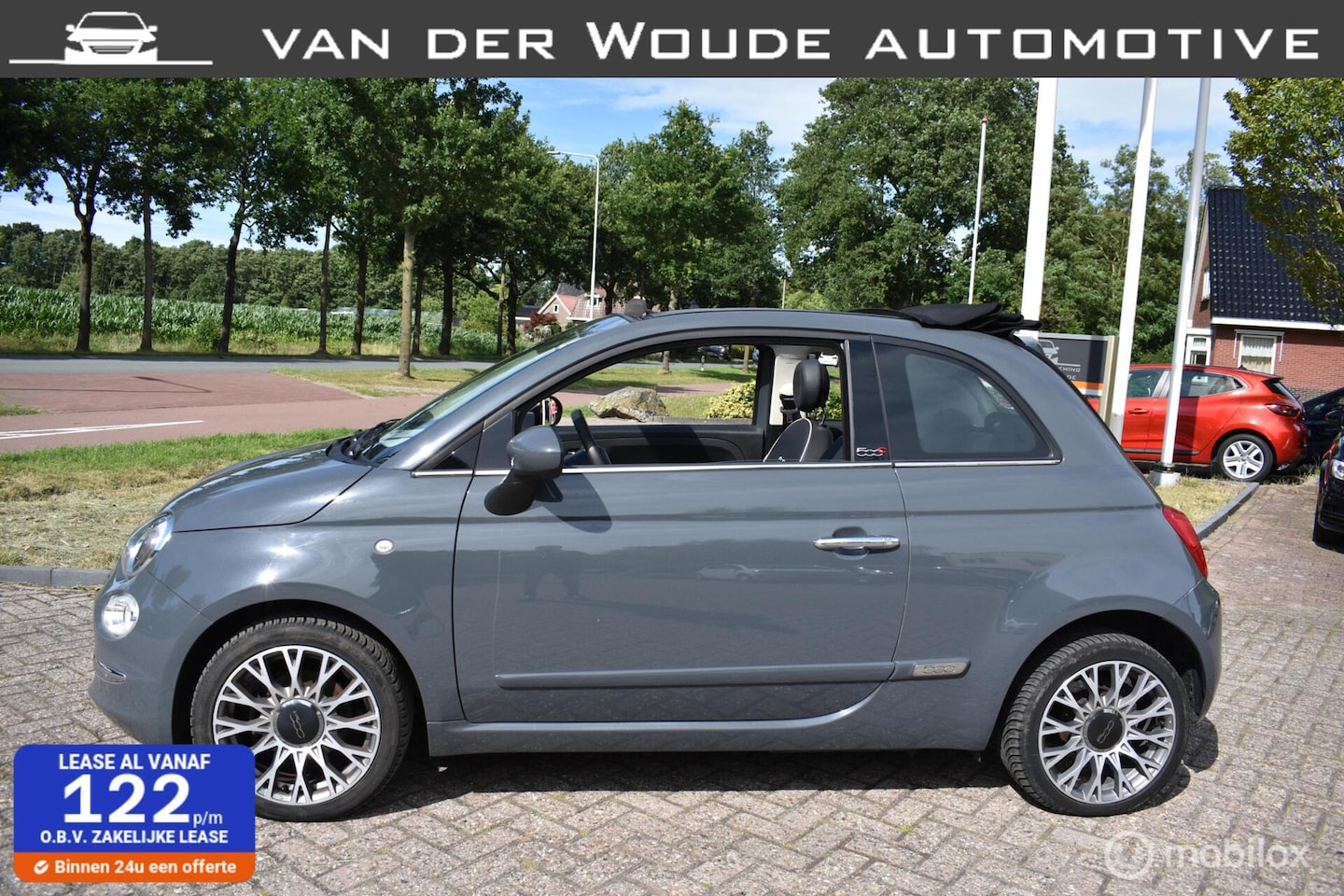 Fiat 500 C - 0.9 TwinAir Turbo Lounge 2018|Cabrio|Navi|Cruise - AutoWereld.nl