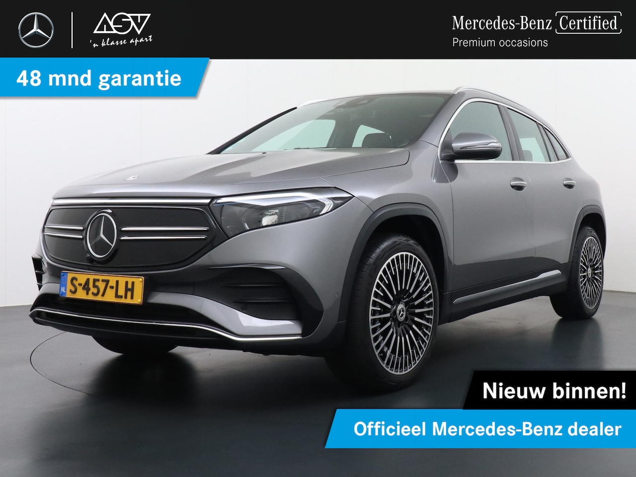 Mercedes-Benz EQA - 250 AMG Line 67 kWh Panoramadak, Multispaaks AMG velgen, wegklapbare trekhaak. - AutoWereld.nl