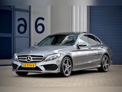 Mercedes-Benz C-klasse - 180 AMG Line / NL Auto / Automaat / Pano. / Leder / Command / 360 cam