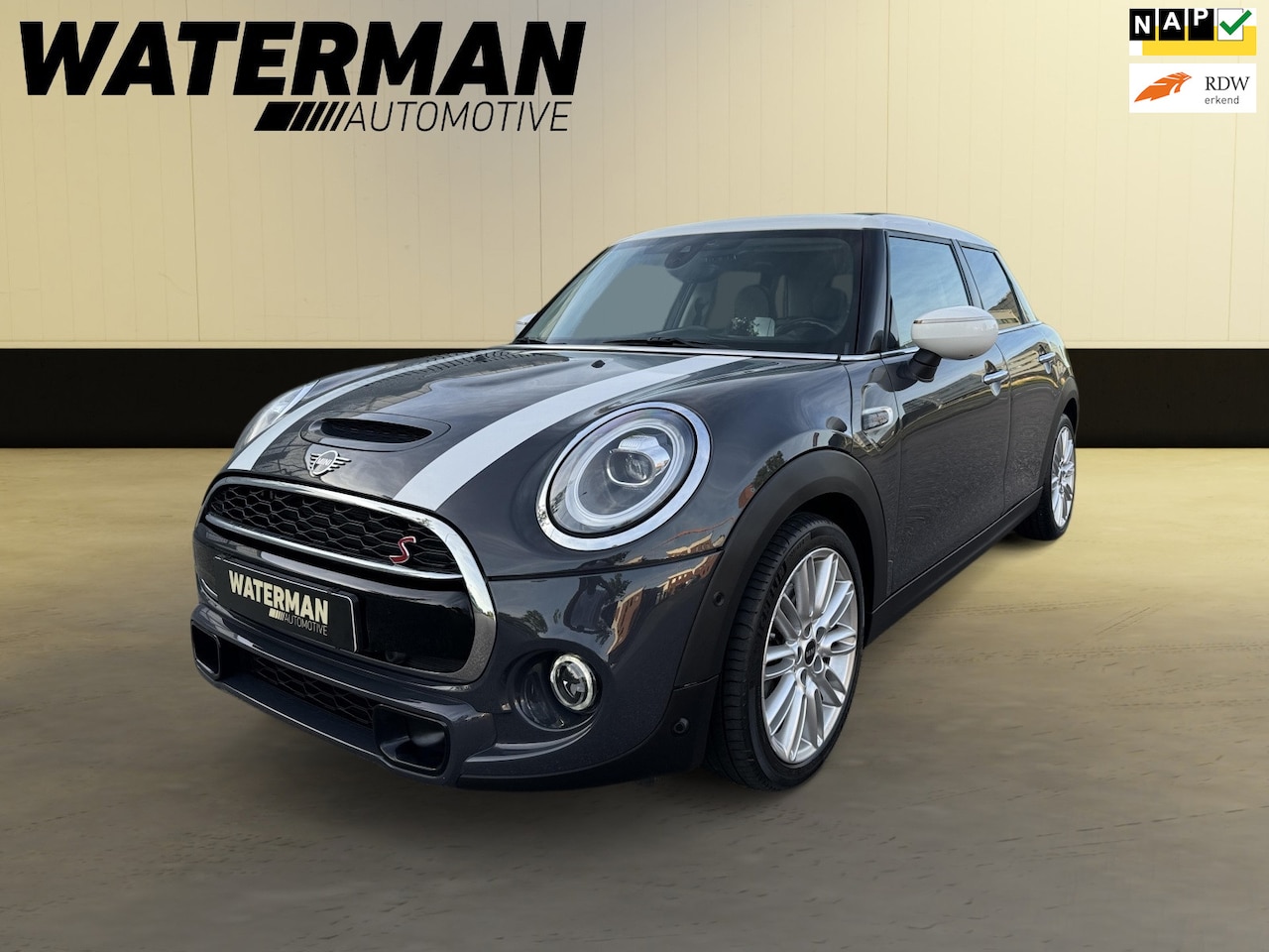 MINI Cooper S - Mini 2.0 192PK 5DRS AUTOMAAT/PANO/HEAD-UP/KEYLESS/LED/GREENWHICH - AutoWereld.nl