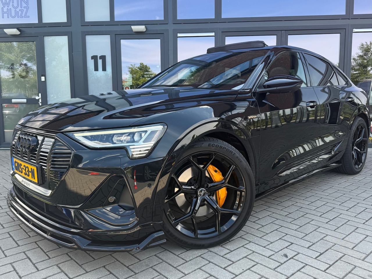 Audi e-tron Sportback - 50 quattro 3xS-line,B&O,Pano,leer,360cam,Sfeer verlichting,Black edition,Incl BTW - AutoWereld.nl