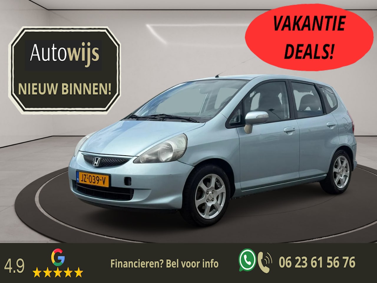 Honda Jazz - 1.4 S|83PK|5-DEURS|NL AUTO|Clima|NAP|LM-Velg - AutoWereld.nl