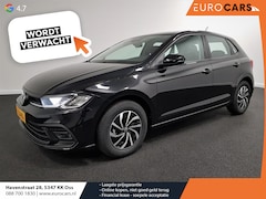 Volkswagen Polo - 1.0 TSI Life Automaat Navigatie Digitale Cockpit Airco Parkeer sensoren V+A LED Lichtmetal