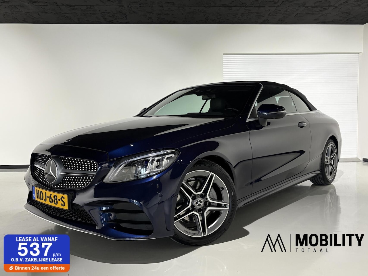 Mercedes-Benz C-klasse Cabrio - 200 AMG|AIRSCARF|AIRCAP|360|Multibeam LED|Carplay|ACC|Head-up| - AutoWereld.nl