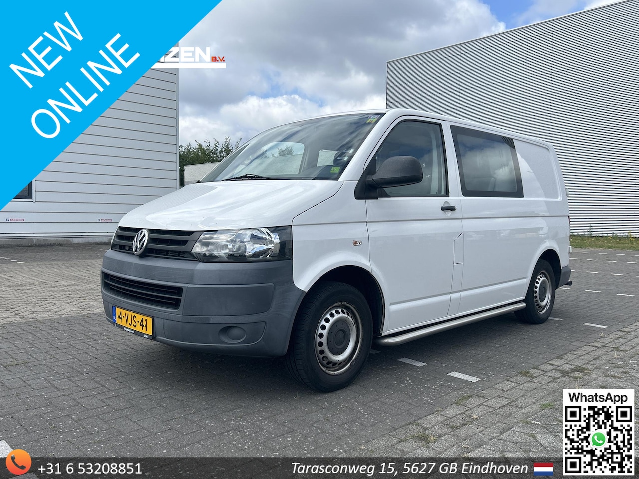 Volkswagen Transporter - 2.0 TDI L1H1 T800 Baseline DC Budgetline | € 6.950,- NETTO! | 5 Persoons | Leder | Airco | - AutoWereld.nl