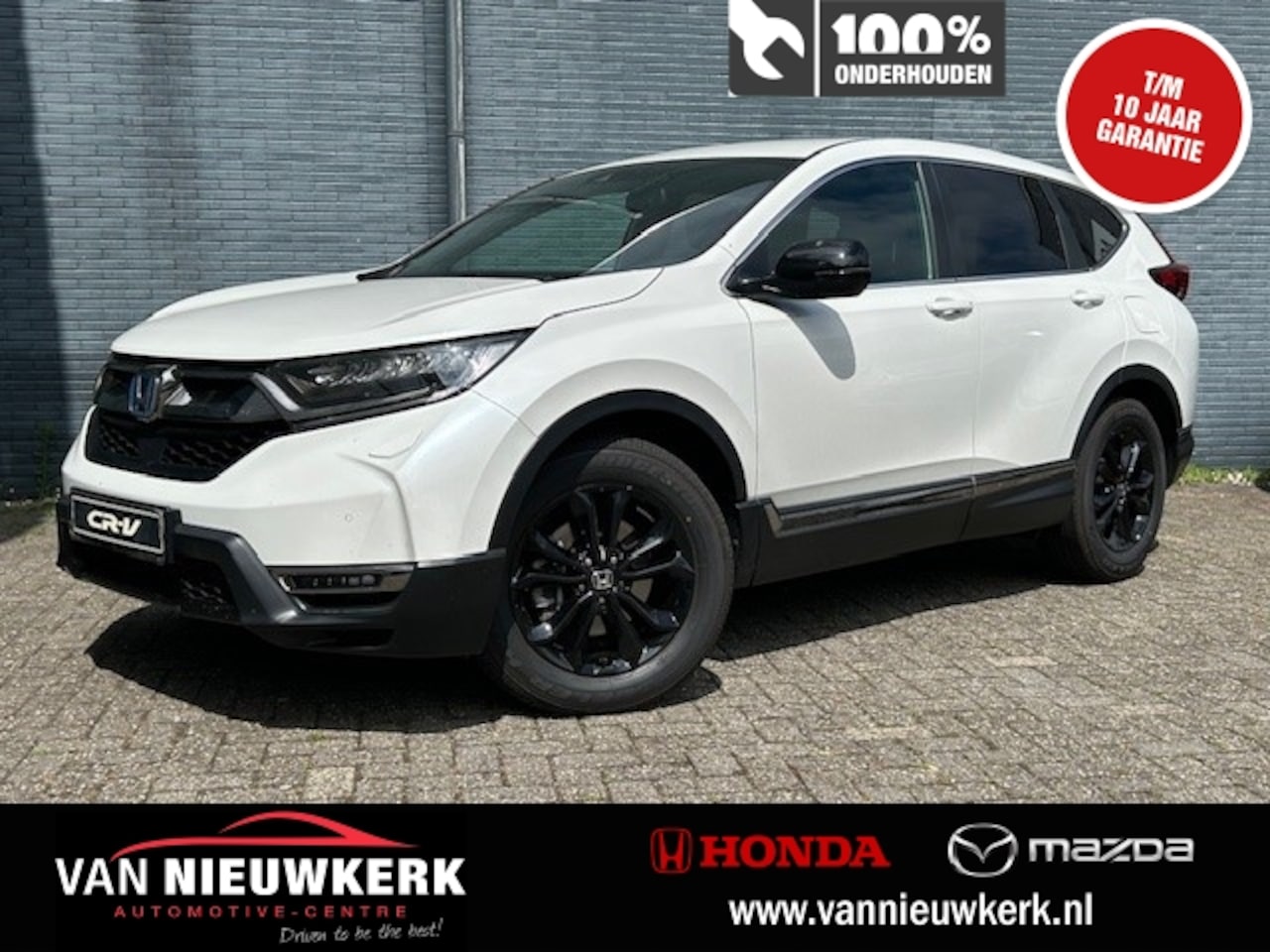 Honda CR-V - 2.0 e:HEV Hybrid 184pk Automaat Sportline Black Edition | Leer | Trekhaak | Nai & Carplay - AutoWereld.nl