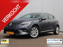 Renault Clio - 1.0 TCe Intens Half Leder Sfeerverlichting Navigatie Carplay Android 16 inch LMV Lane Assi