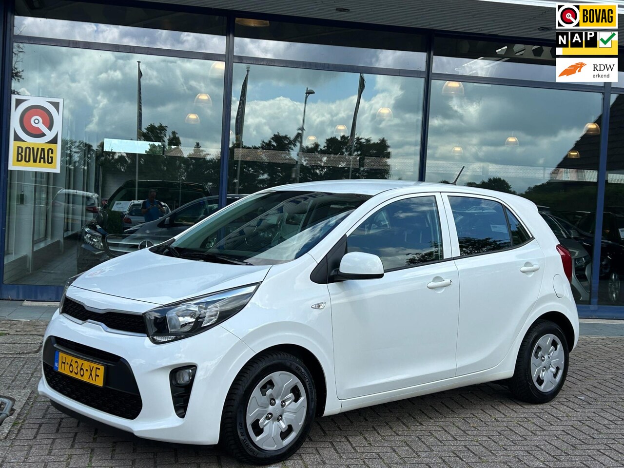 Kia Picanto - 1.0 MPi ComfortPlusLine 5Drs Airco Bluetooth Elek.Pakket NAP NL-Auo Dealeronderhouden! - AutoWereld.nl