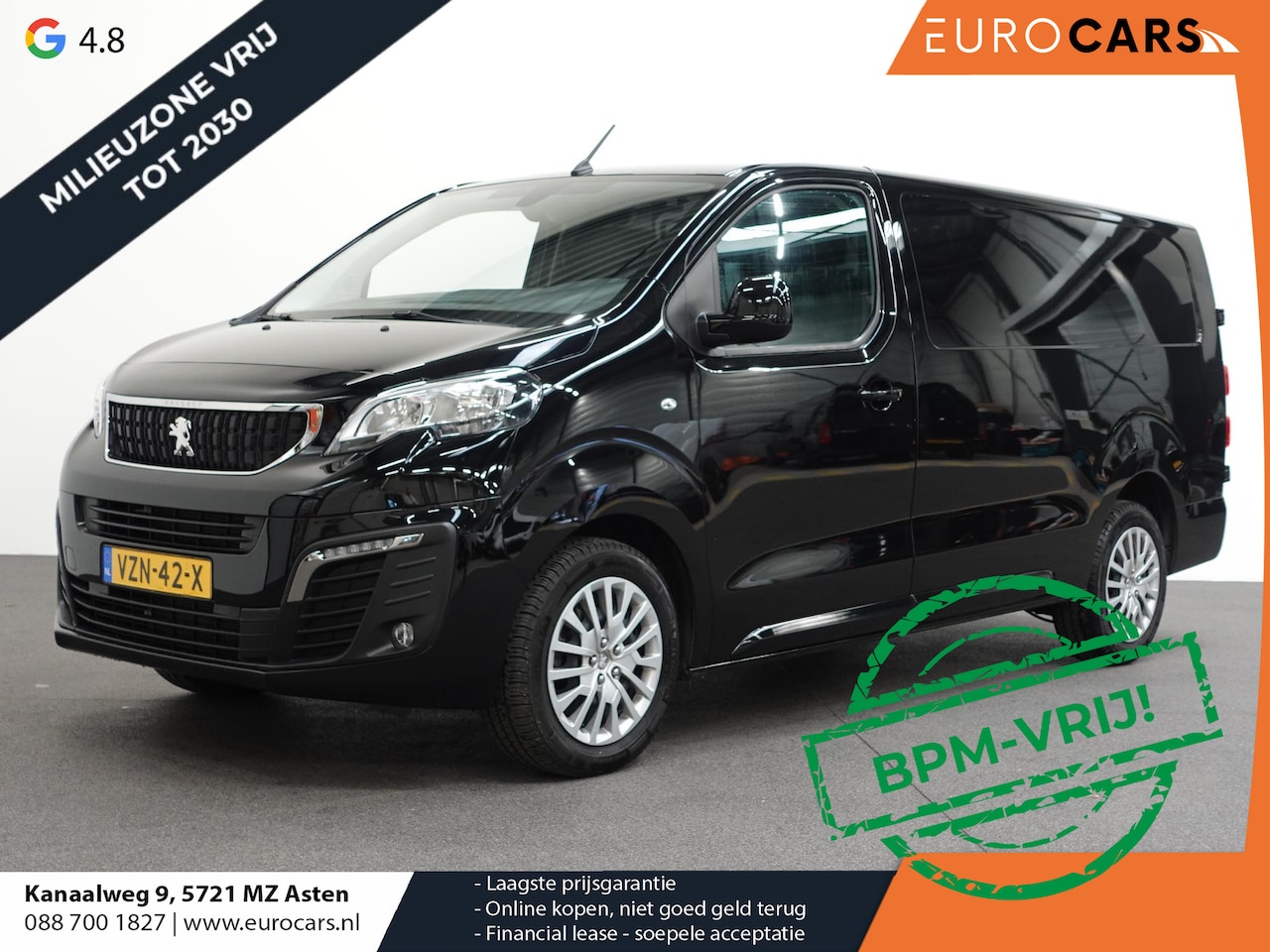 Peugeot Expert - 145pk L3 Automaat Navigatie Trekhaak Carplay Cruise control Airco parkeersensoren - AutoWereld.nl