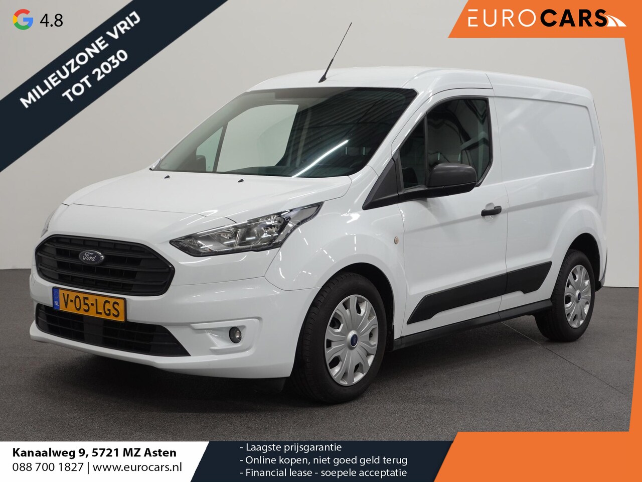 Ford Transit Connect - Automaat 120pk L1 Trend Airco Cruise control Radio Bluetooth Euro6 - AutoWereld.nl