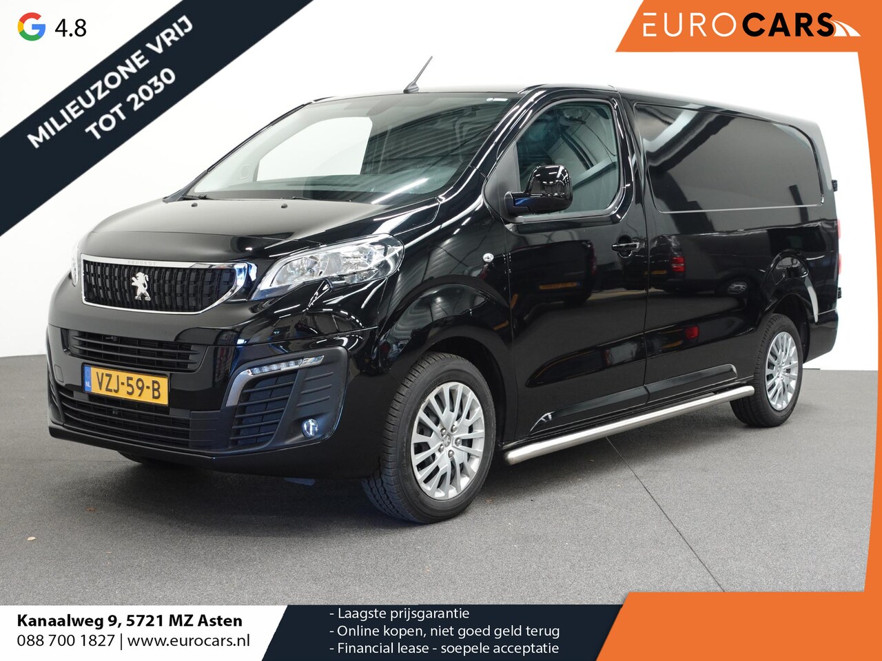 Peugeot Expert - 2.0 BlueHDI 145 L3 Automaat Airco Navigatie Cruise Control Trekhaak Carplay - AutoWereld.nl