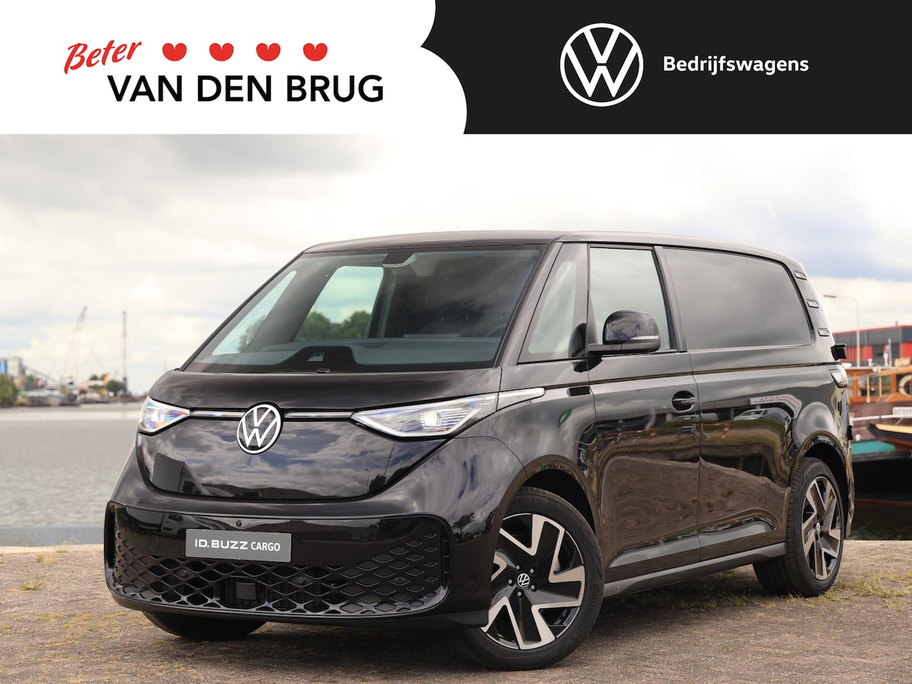 Volkswagen ID. Buzz Cargo - Bedrijfswagens Bulli Edition 210 kW (286 pk) | ACC | LED | 360 Camera | Alarm | Bijrijders - AutoWereld.nl