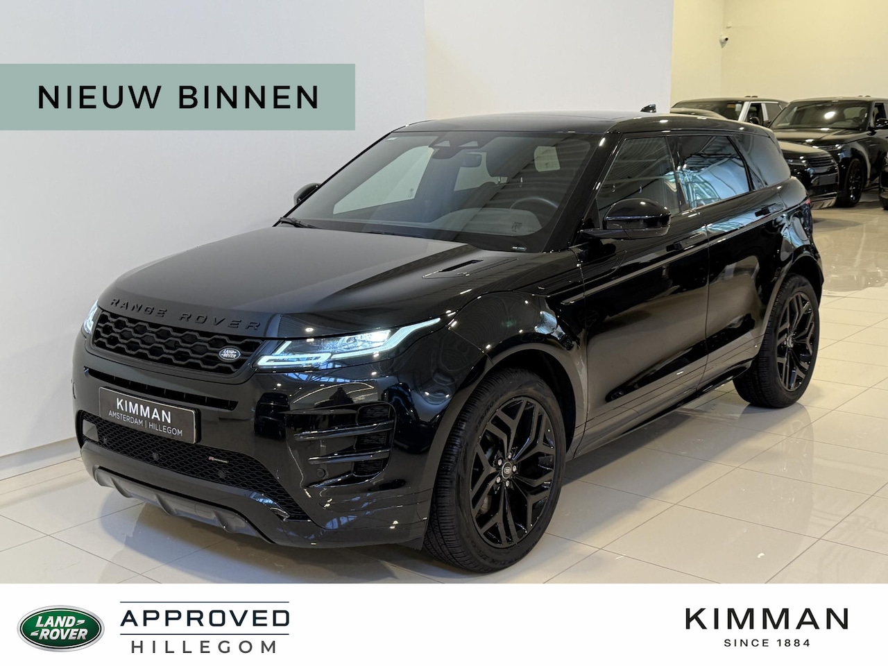 Land Rover Range Rover Evoque - 1.5 P300e AWD R-Dynamic SE | Schuif/Kanteldak | Black Pack | 20 inch Gloss Black - AutoWereld.nl