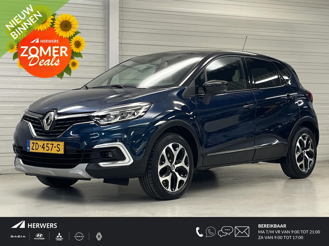 Renault Captur - 1.3 TCe Intens / Trekhaak / Eerste Eigenaar / Dealer Onderhouden / LED Verlichting / Navig - AutoWereld.nl